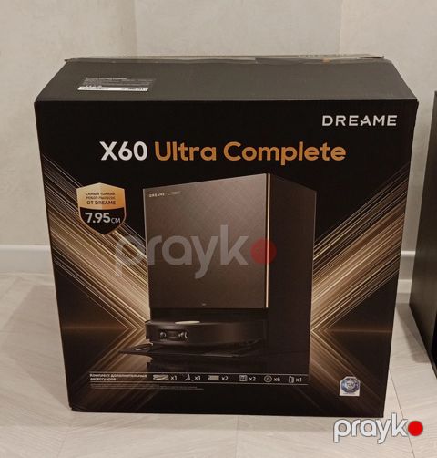 Robot tozsoran Dreame X60 Ultra Complete Black — Bakı