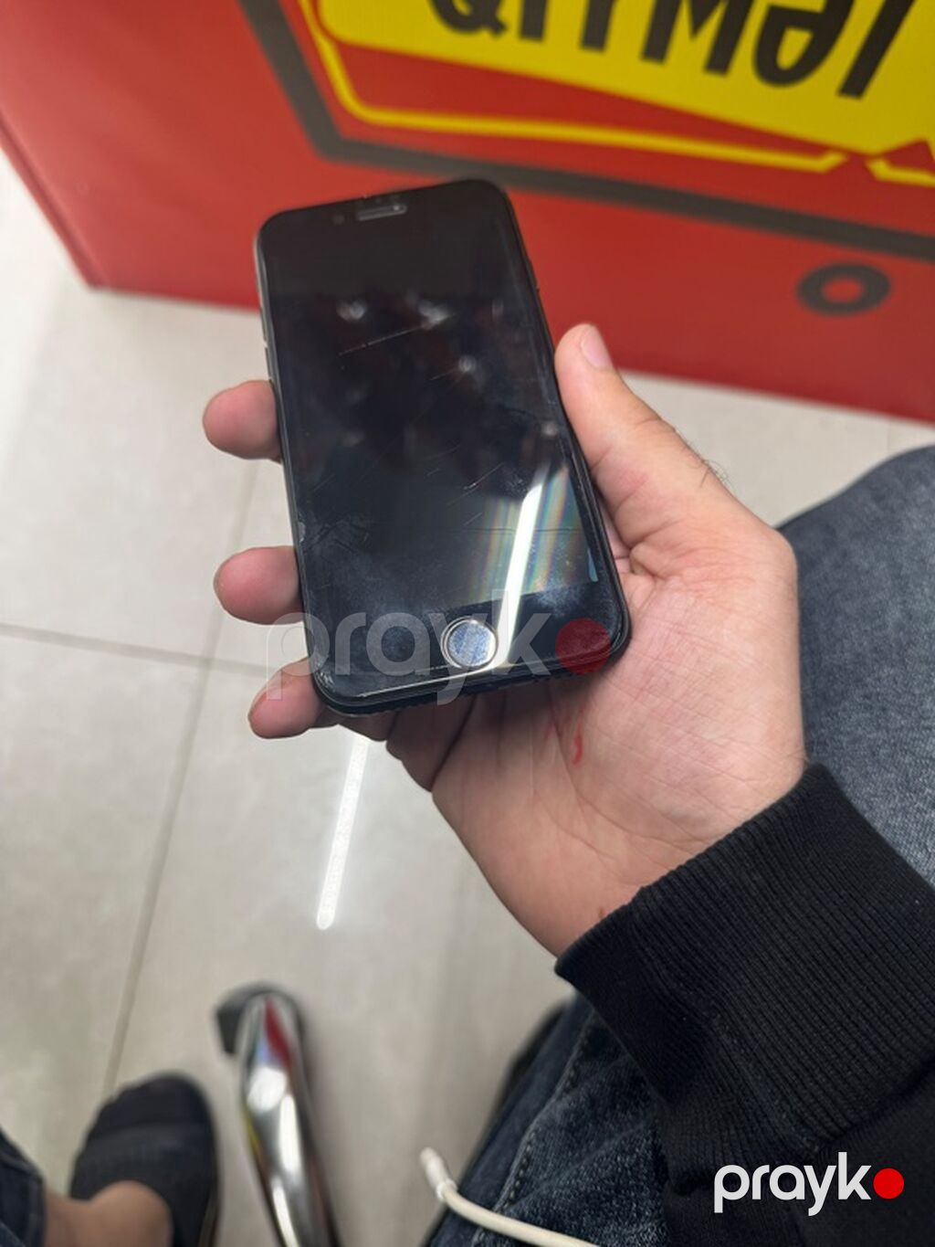 IPhone SE, 64 GB, Qara, Barmaq izi — Apple iPhone, Masazır (2)