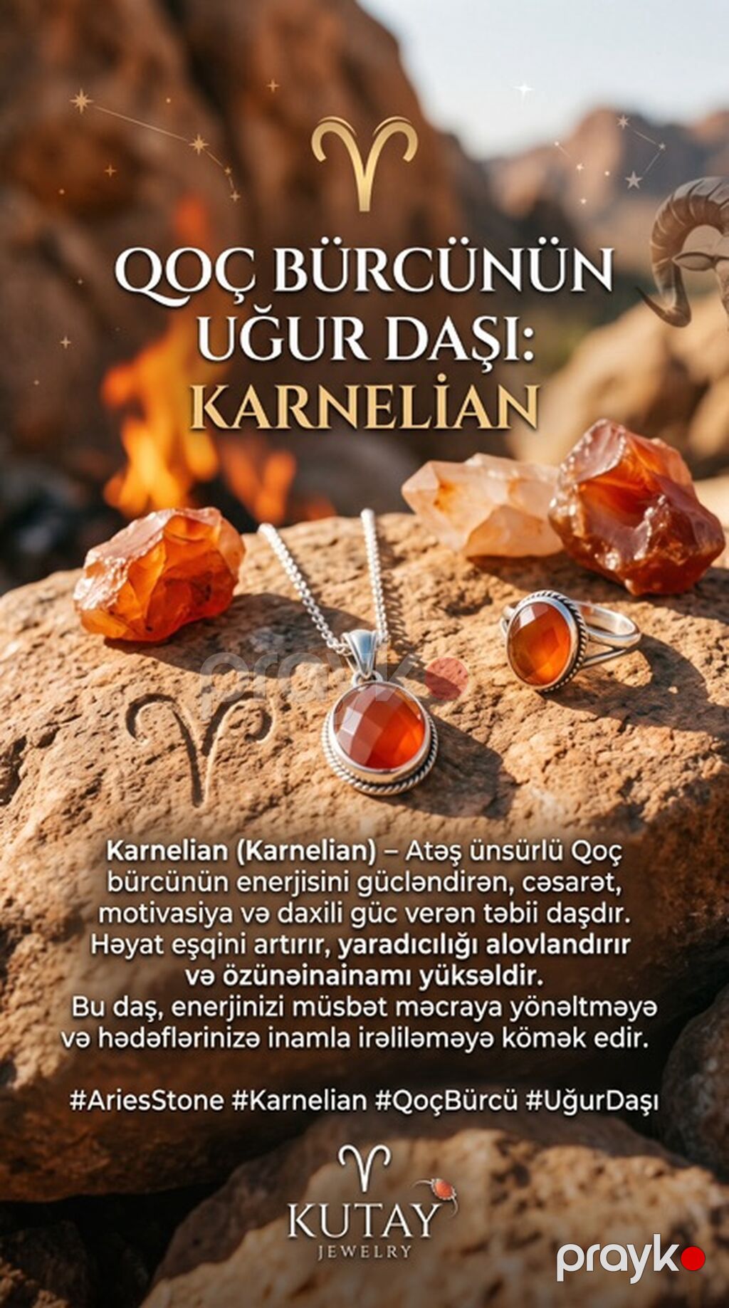 Kutay Jewelry – Bürc daşları kolleksiyası - Oğlaq bürcü üçün Oniks — Dəbilqə, Bakı (3)