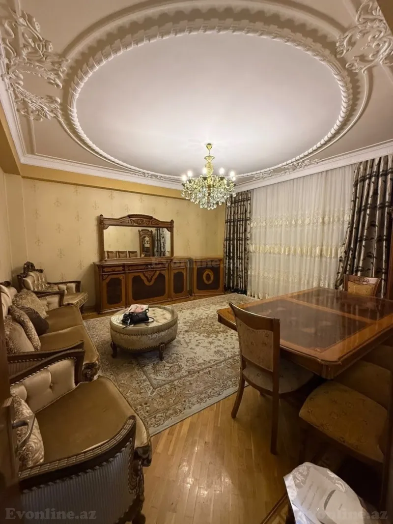 Kirayə verilir 3 otaqlı Mənzil Yeni tikili 130 m² Bakı, Binəqədi r., Nəsimi m., 9-cu mikrorayon — Bakı