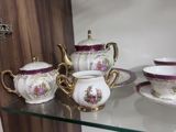 Çay dəsti, rəng - Bənövşəyi, Farfor, 6 nəfərlik, Yaponiya — eetirov