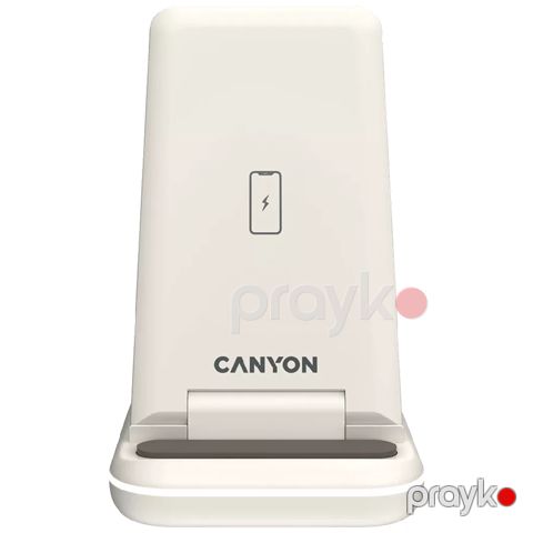 Canyon Wireless Charger 3in1 Cosmic Latte / CNS-WCS304CL — Bakı