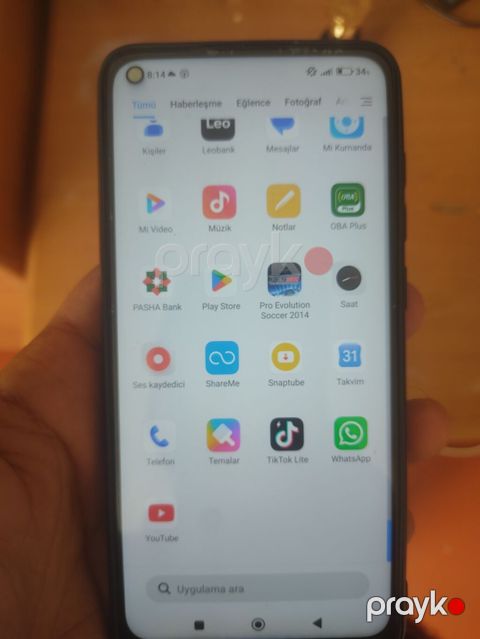 Redmi Note 9, 64 GB, rəng - Mavi, Barmaq izi — Bakı