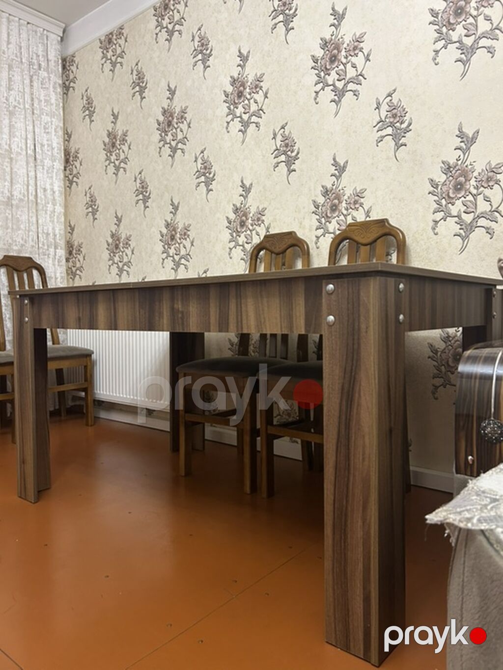 Açılan yemək masası - Material: laminat/LDSP səth, taxta teksturalı — Masalar, Xırdalan (3)