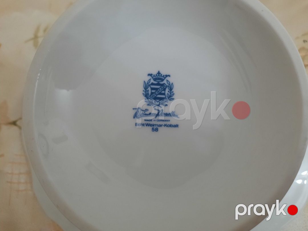 Meyvə qabı "Weimar-Kobalt" — Qablar və mətbəx əşyaları, Bakı (3)