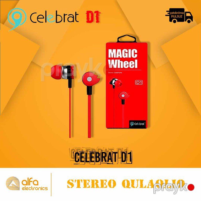 "Celebrat D1 Magic Wheel" Stereo qulaqlıq — Səs texnikası, Bakı (2)