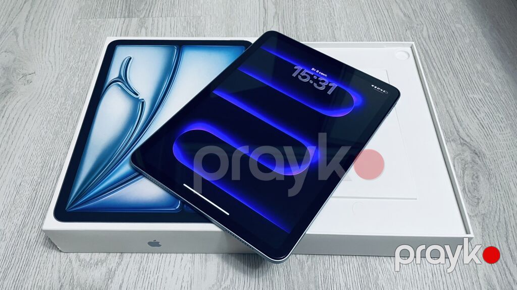 Apple iPad Air11-inch m3 128gb yaddaş planşet + maqnitli qapaqlı — Apple, Bakı (4)