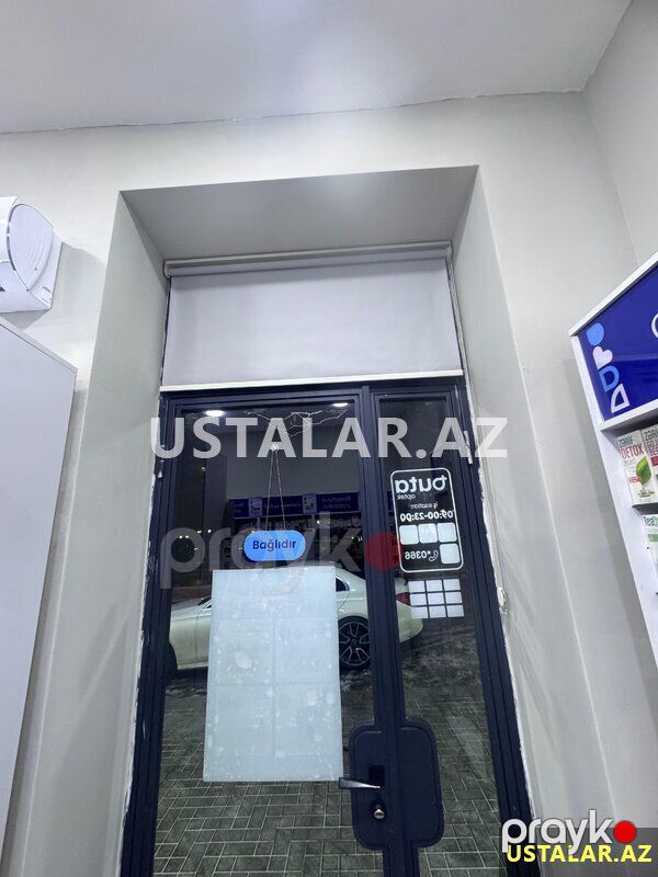 Stor perde jaluzi — Pəncərələr, qapılar, balkonlar, Bakı (4)