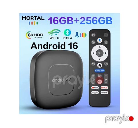 TV box 8gb/256gb Android 16 8K Wifi — Bakı