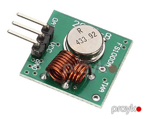 Kateqoriya: Simsiz Əlaqə RF Məhsul: 433 MHz RF Kabelsiz Verici — Bakı