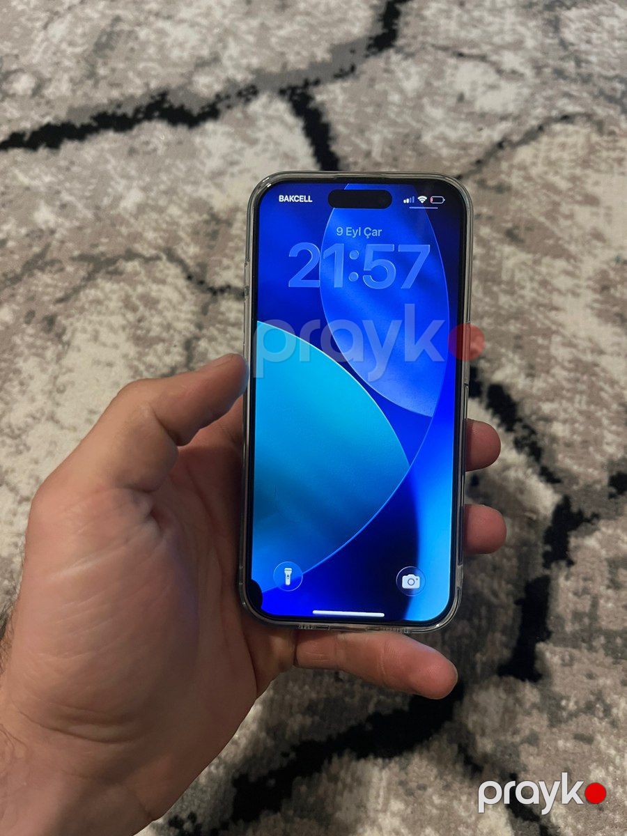 Apple iPhone 15 Pro Natural Titanium 256GB/8GB — Smartfonlar, Bakı (8)