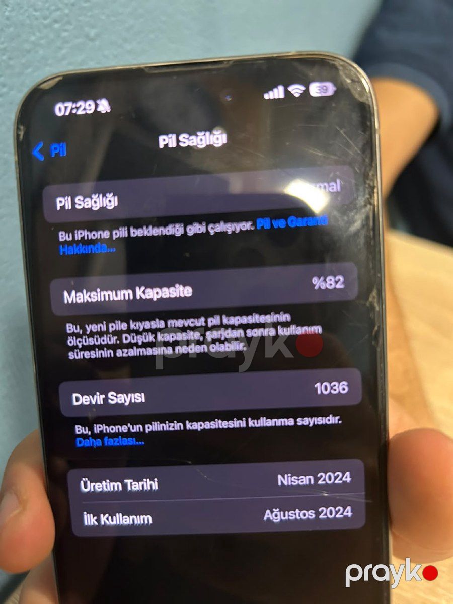 Apple iPhone 15 Pro Natural Titanium 128GB/8GB — Smartfonlar, Bakı (4)