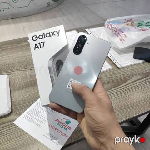 Samsung Galaxy A17, 128 GB, rəng - Boz, Zəmanət, Sensor, Barmaq izi — Bakı