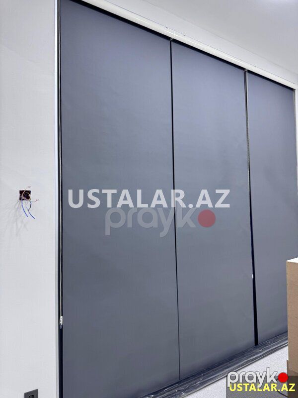 Stor perde jaluzi — Pəncərələr, qapılar, balkonlar, Bakı (2)