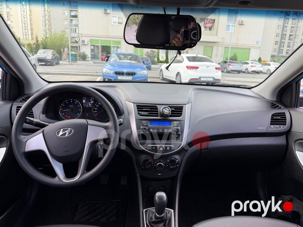 Hyundai Accent, 1.4 L, 2017 il, 75 100 km — Avtomobillər, Bakı (11)