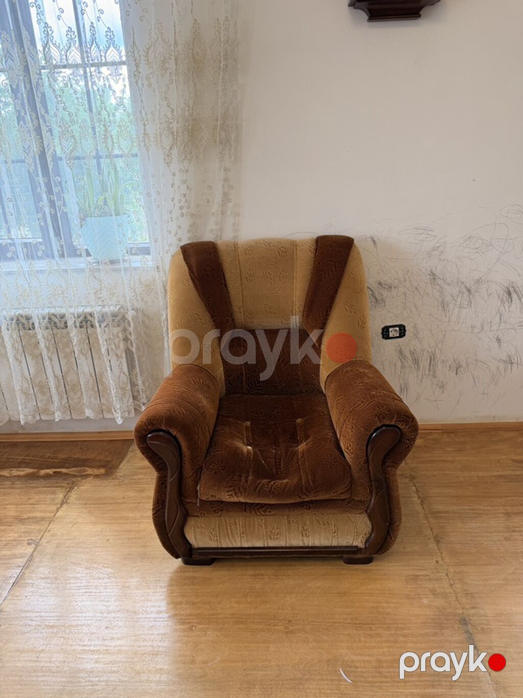 Yumşaq mebel dəsti – divan və iki ədəd kreslo - Model: Klassik üslub — Yumşaq mobilya dəstləri, Digah (5)