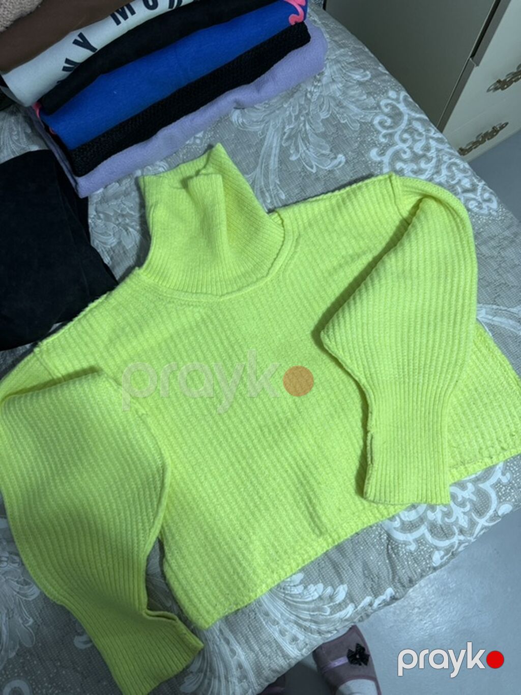 Qadın geyim dəsti – 4 ədəd - Qara trikotaj sviter: qalın toxunuşlu — Kostyum, Bakı (2)