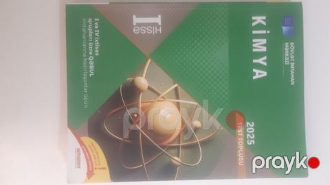 Məhsul: Kimya Test Toplusu – I hissə (2025), Dövlət İmtahan Mərkəzi — Bakı