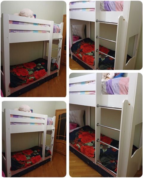 Oğlan və qız üçün, İşlənmiş, Çarpayı, Siyirməli — Beds