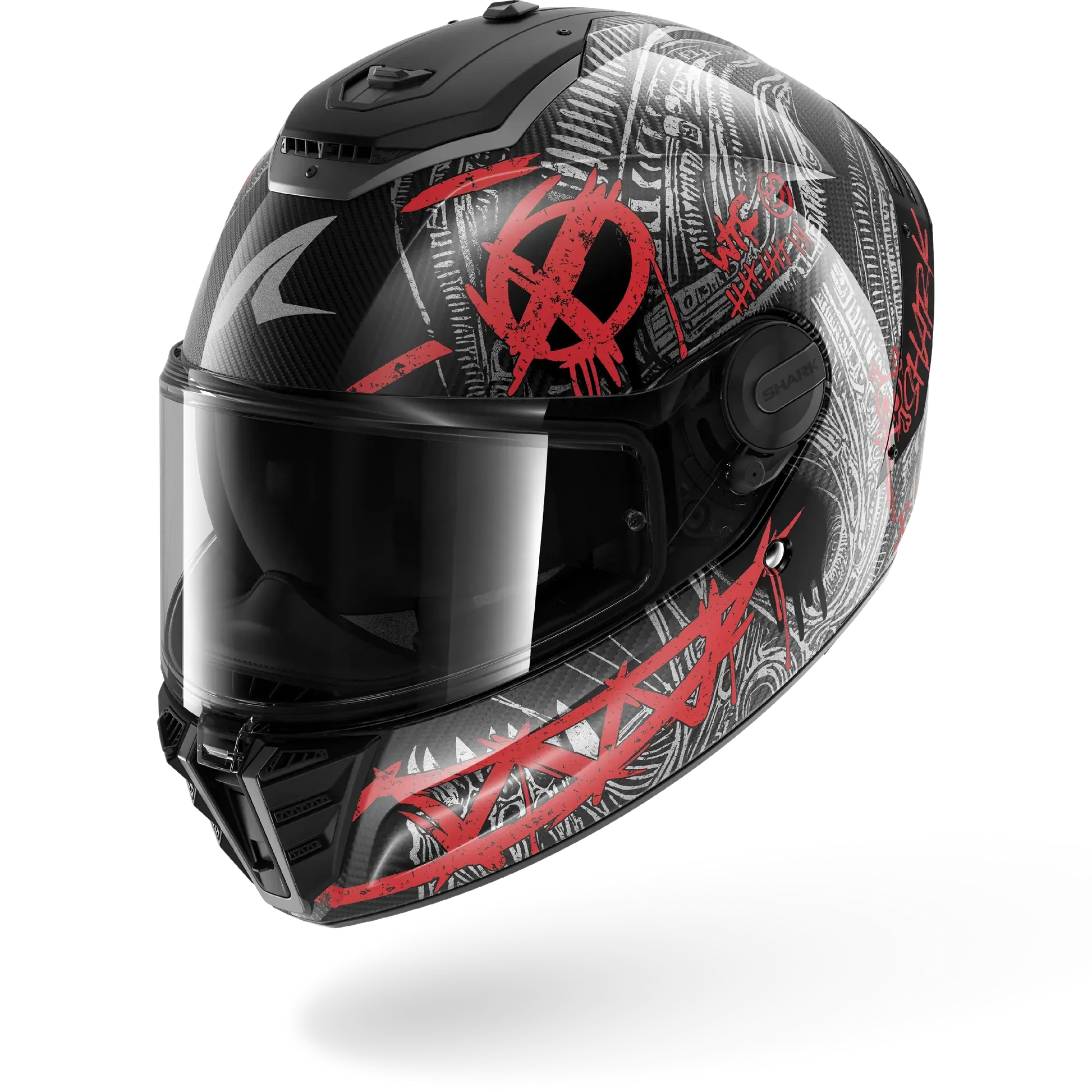 Dəbilqə Shark Spartan RS Carbon Shıever Carbon Anthracite Red, XL (HE8161EDARXL) — Bakı