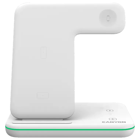 Simsiz enerji toplama cihazı Canyon Wireless Charger 3in1 15W WT / CNS-WCS303W — Bakı