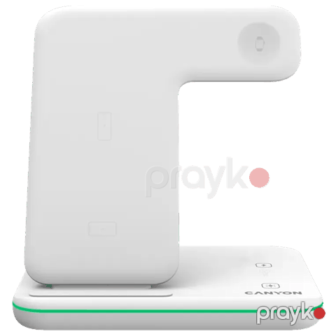 Simsiz enerji toplama cihazı Canyon Wireless Charger 3in1 15W WT / CNS-WCS303W — Bakı