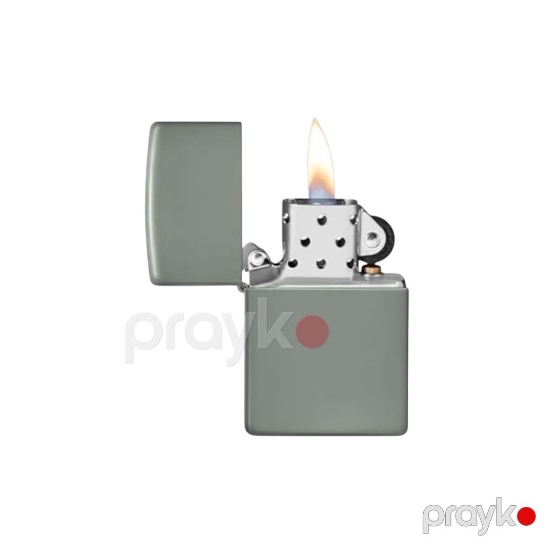 Alışqan Zippo Flat Gray Pocket Lighter — Şəxsi əşyalar, Bakı (2)