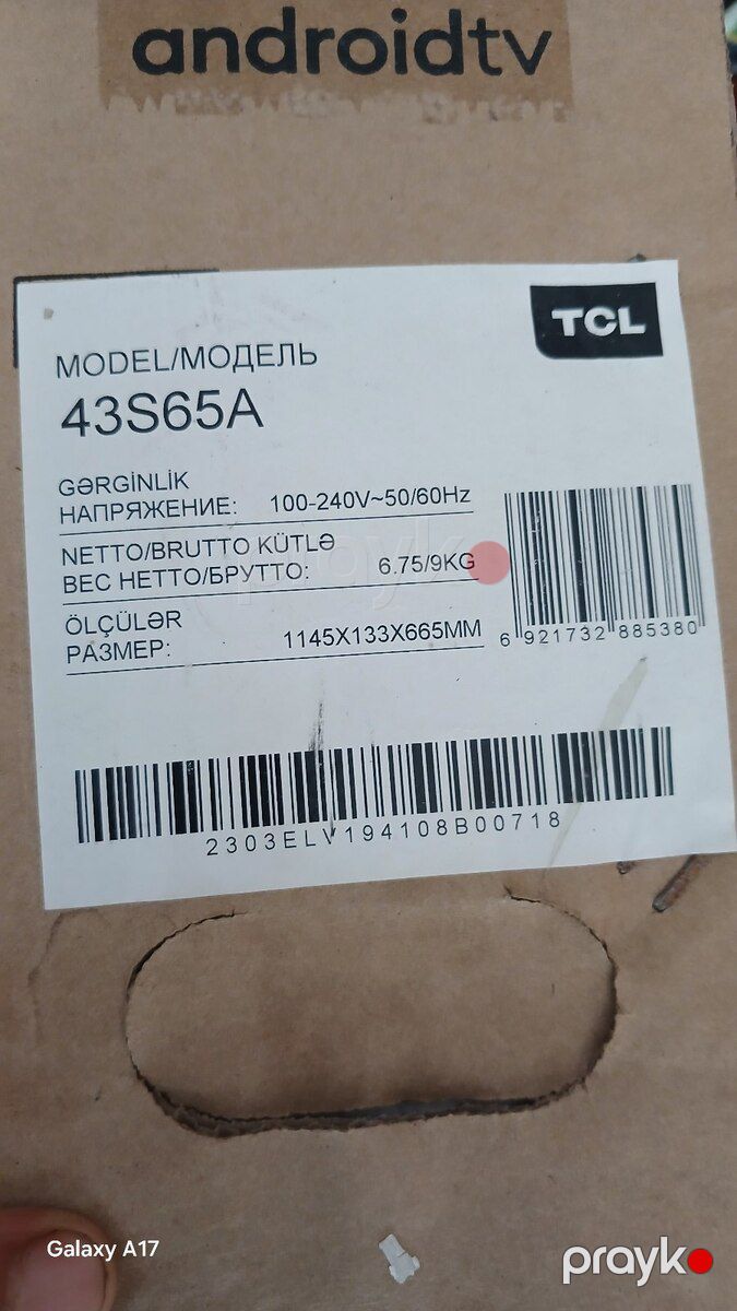 Televizor TCL — TV və Video, Qazax (4)