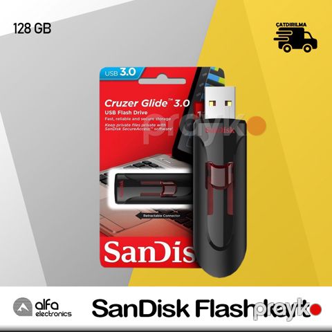 Flaş kart "SanDisk" 128GB USB3 — Bakı