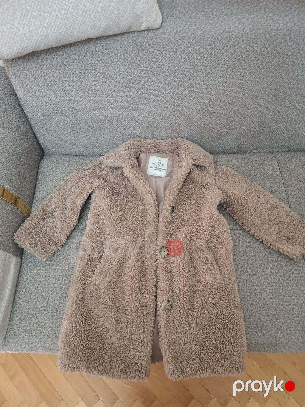 Palto, Qız üçün, 6 - 7 yaş, Calvin Klein — Uşaq geyimi, Bakı (4)