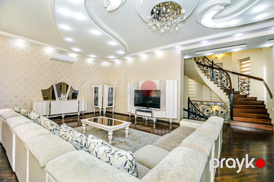 İcarəyə verilir 8 otaqlı həyət evi/bağ evi 600 m² — Ev, villa, Bakı (2)