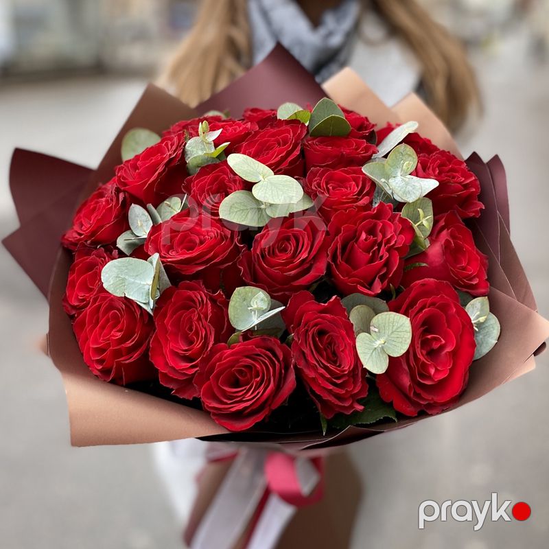 25 Qırmızı Qızılgül - code:5074 — Bitkilər, Bakı (3)