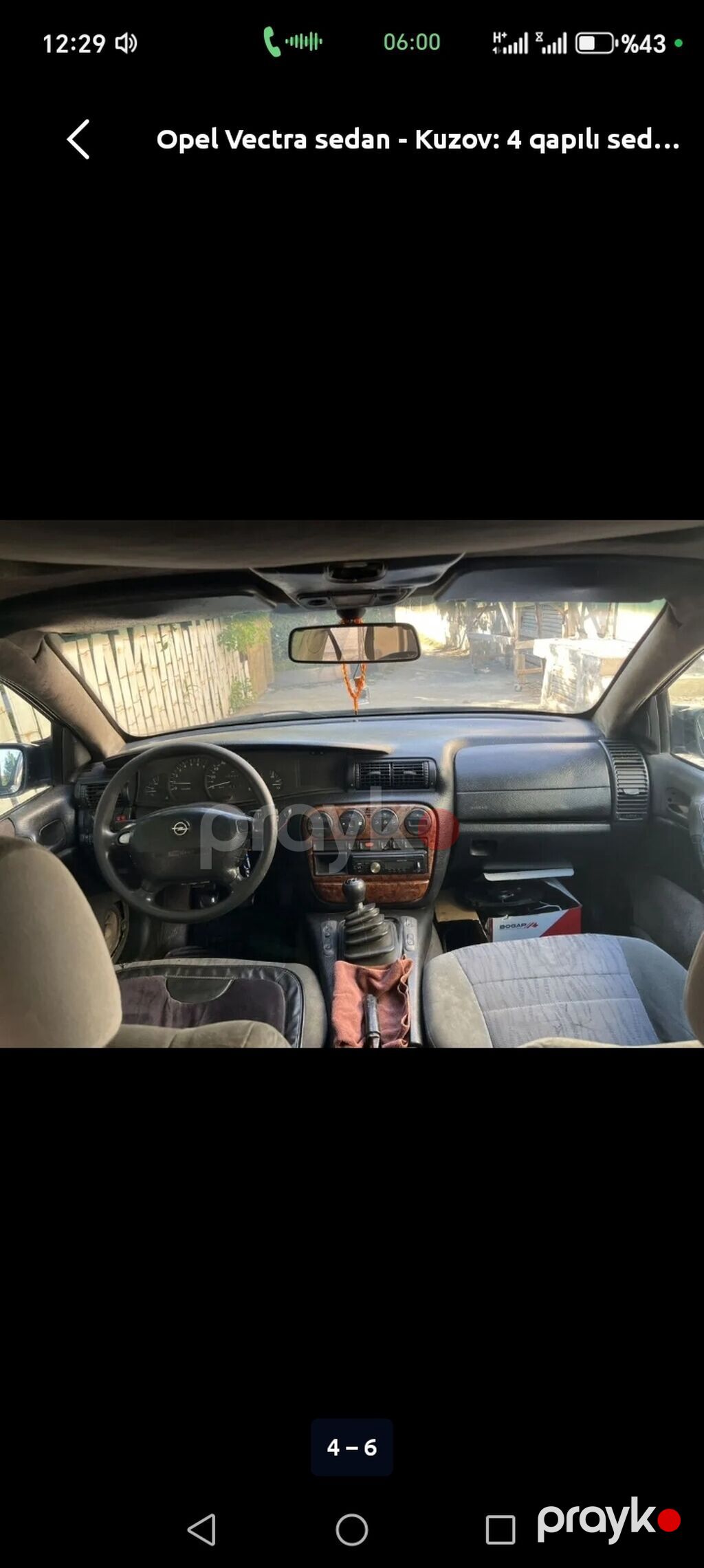 Opel Vectra sedan – 4 qapılı kuzov - Kuzov: 4 qapılı sedan, qara rəng — Avtomobillər, Qazax (3)