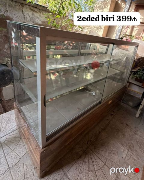 2eded quru tort vitrini biri 399₼ satılır 2m Qala qəs Vt28 zeyno — Bakı