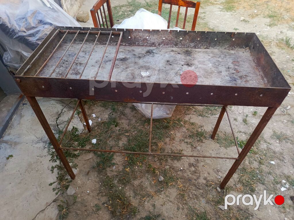 Manqal, Kömür, İşlənmiş, Setka ilə, Şişli, Ünvandan götürmə — Mangal və aksesuarları, Bakı (3)
