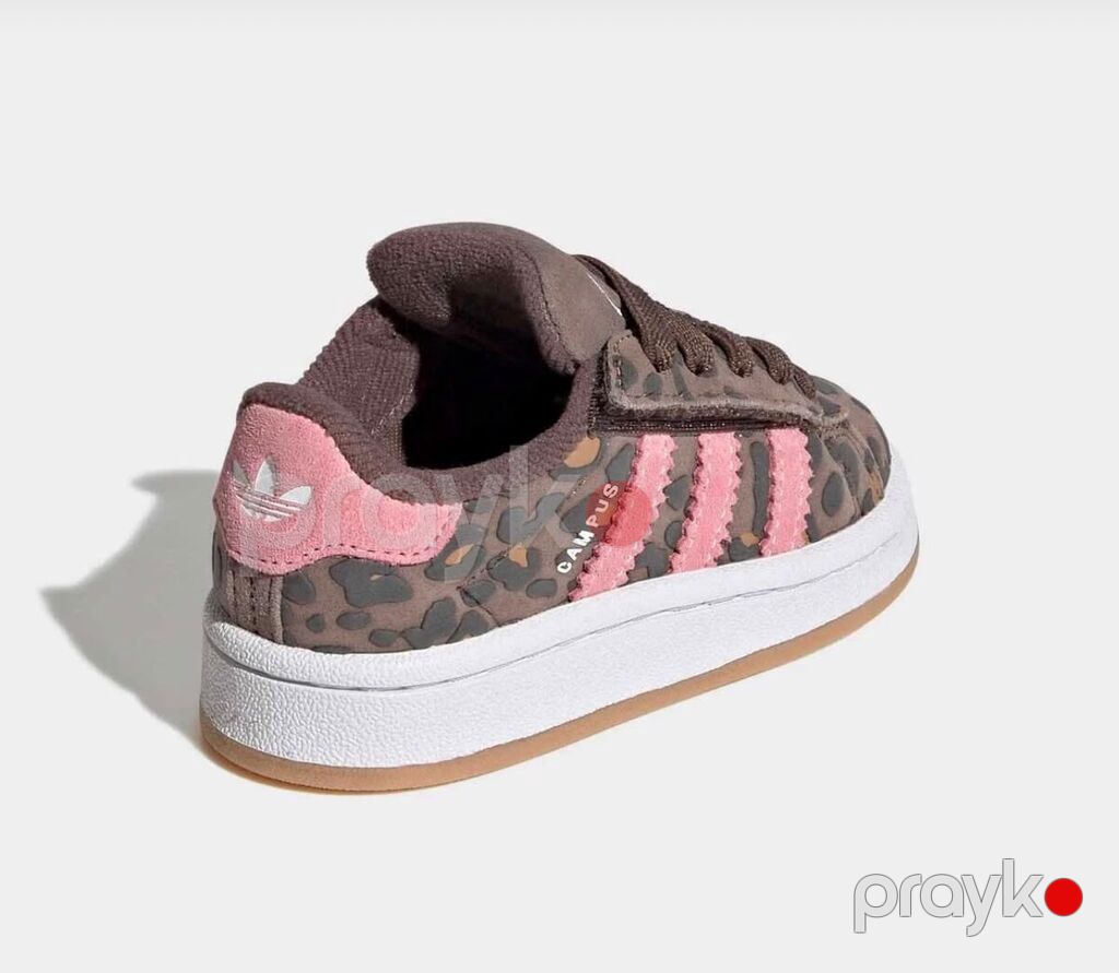 Uşaq idman ayaqqabısı – Adidas Campus (leopar naxışlı) Yenidir — Uşaq ayakkabısı, Masazır (3)
