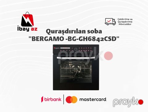 Quraşdırılan soba "Bergamo -BG-GH6842CSD" — Bakı