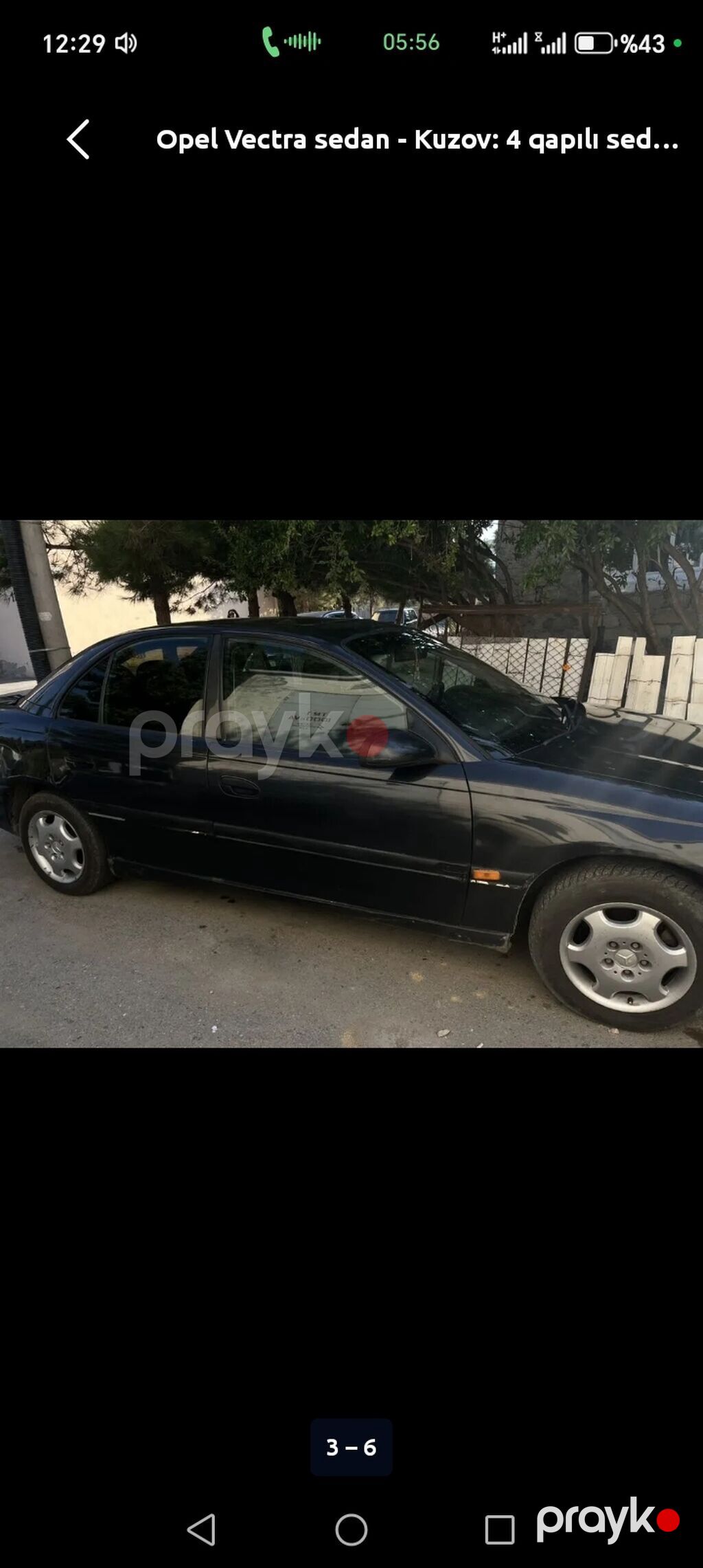 Opel Vectra sedan – 4 qapılı kuzov - Kuzov: 4 qapılı sedan, qara rəng — Avtomobillər, Qazax (6)