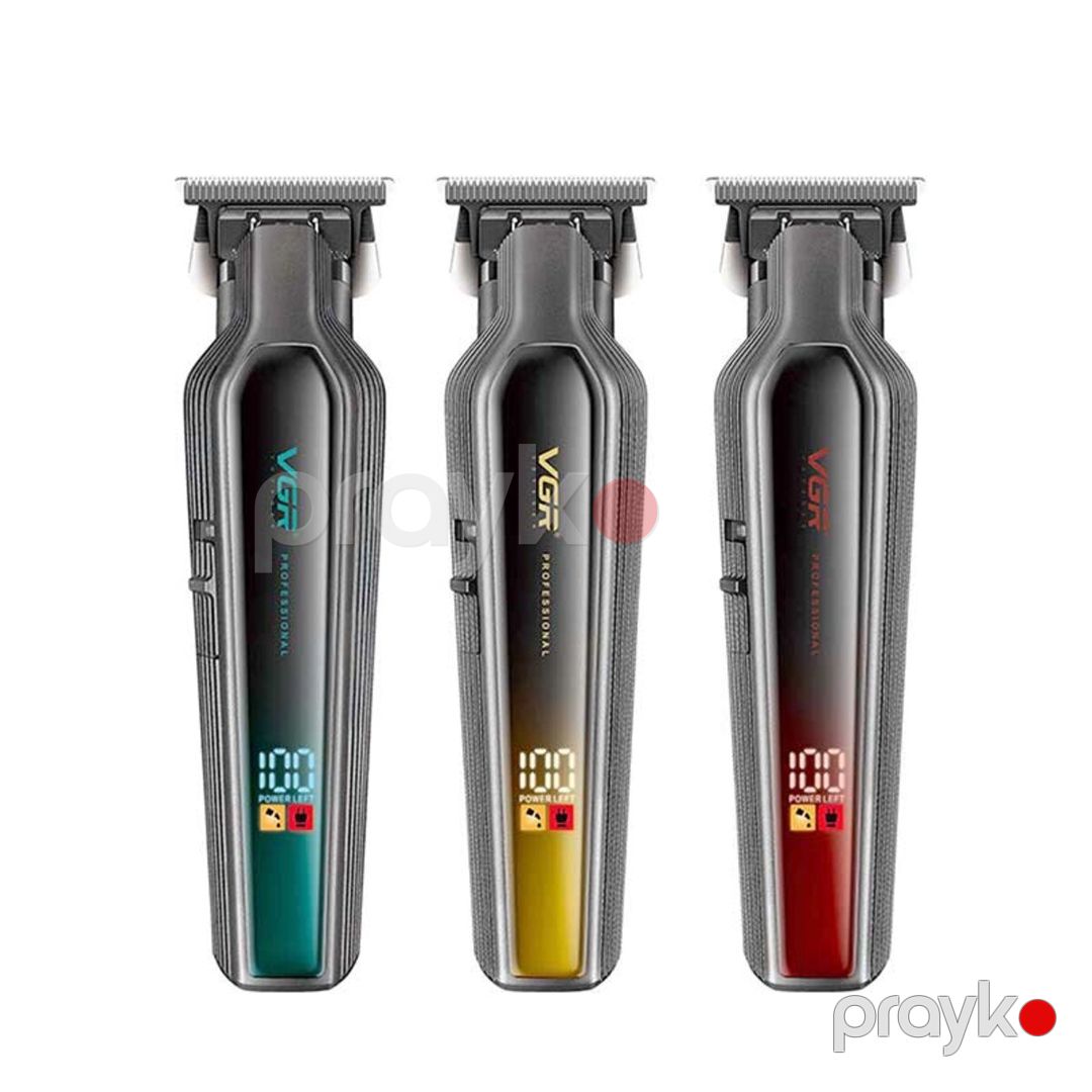 Trimmer "VGR 930" 2000MAH 360 Dəqiqə 7000RPM Cord/Cordless LED Displey Black — Gözəllik və səhiyyə, Bakı (2)