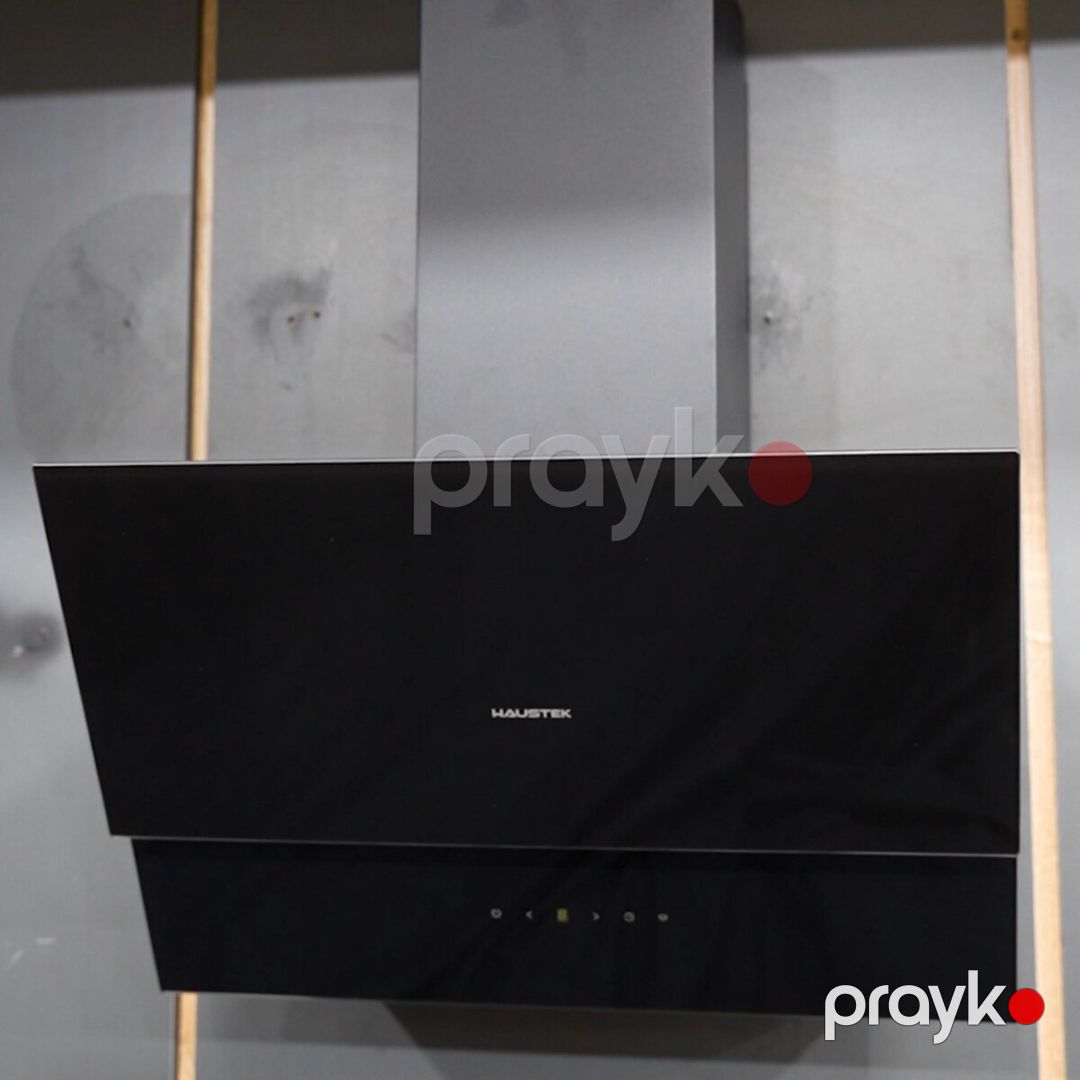 Haustek Qara Şüşə Divar Tipi Aspirator (60 sm) — Ev texnikası, Bakı (3)