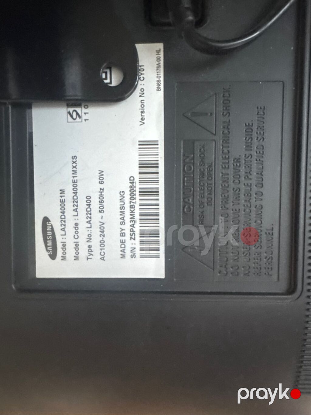 Samsung LA22D400E1 – 22 düym LCD televizor Xüsusiyyətlər: - Ekran — Televizorlar, Bakı (2)