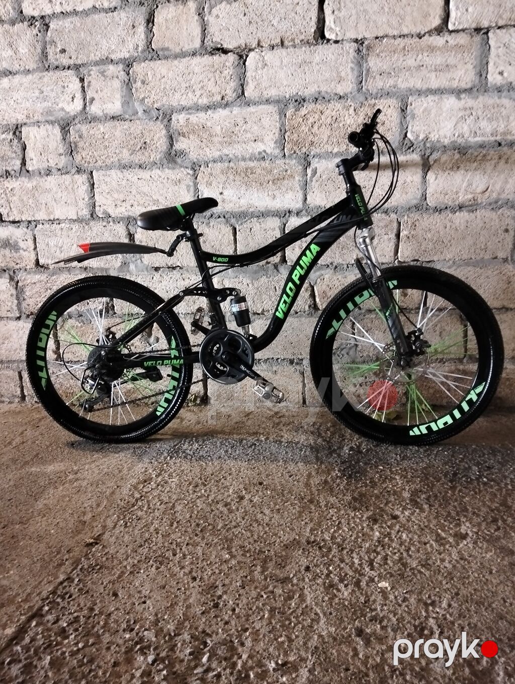 Velo Puma V-800 dağ velosipedi - Çərçivə: amortizatorlu — Dağ velosipedləri, Bakı (2)