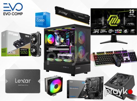 Gaming PC i5-12400F RTX 5050 16GB RAM 512GB SSD — Bakı