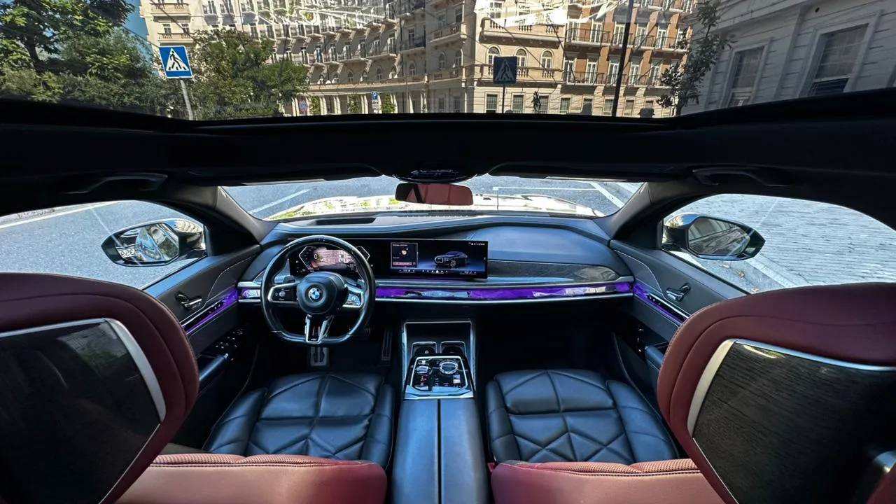 BMW 740i 2025 — gündəlik icarə — Minik avtomobili icarəsi, Bakı (5)