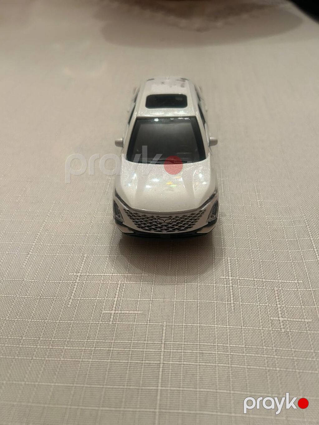 Ağ rəngli metal oyuncaq krossover model avtomobil - Korpus: metal — Modellar, Bakı (2)