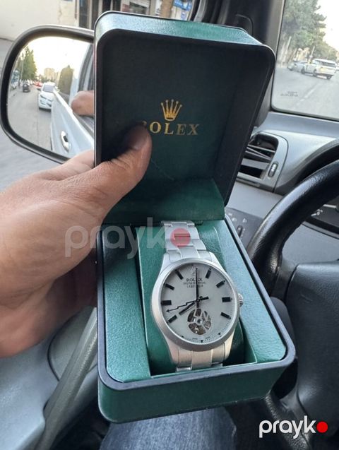 Yeni, Qol saatı, Rolex, rəng - Gümüşü — Bakı
