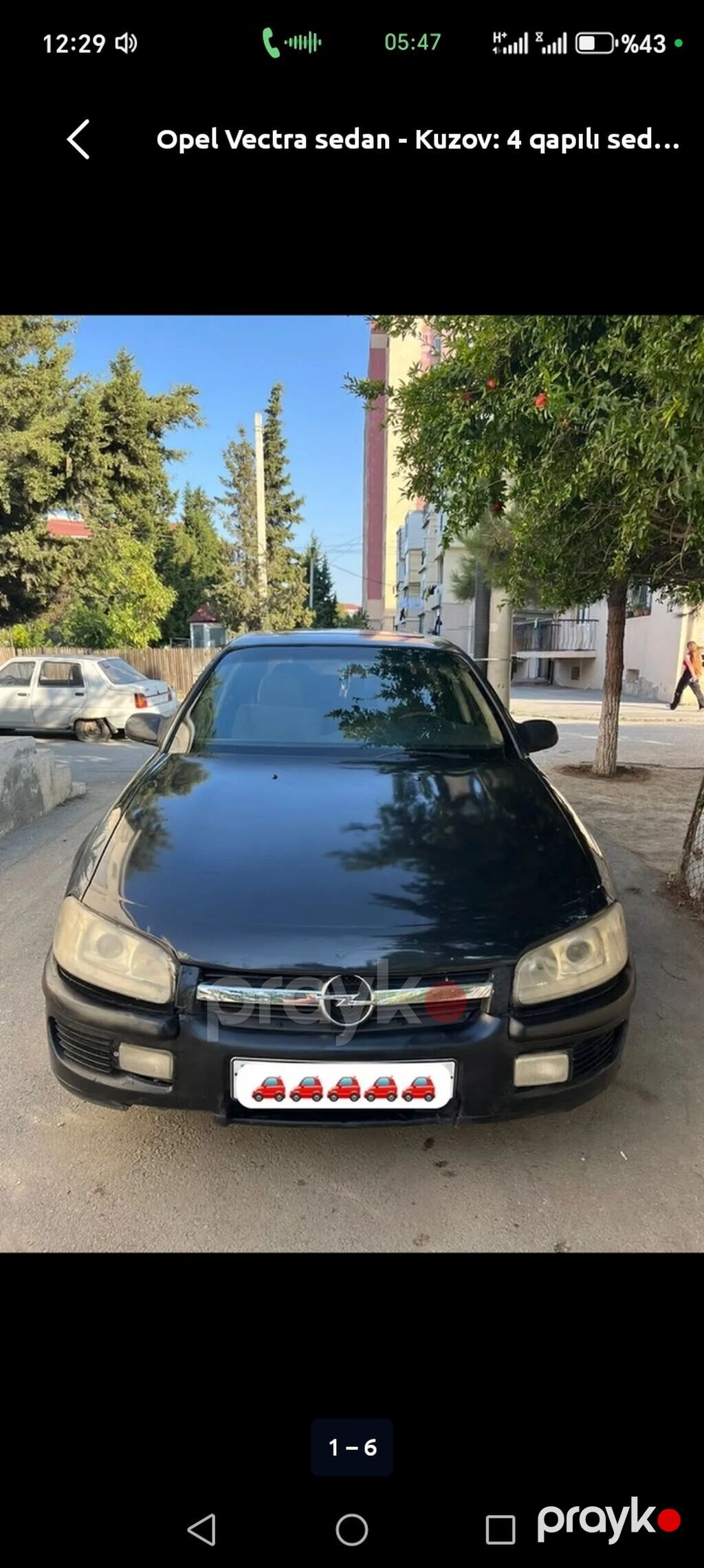 Opel Vectra sedan – 4 qapılı kuzov - Kuzov: 4 qapılı sedan, qara rəng — Avtomobillər, Qazax (4)
