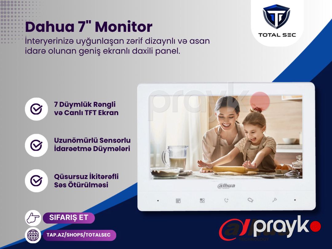 Dahua analoq domofon dəsti — Ağıllı ev və təhlükəsizlik, Bakı (2)