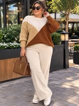 Sviter, XL, 2XL, 3XL, rəng - Ağ — Sweaters and blazers