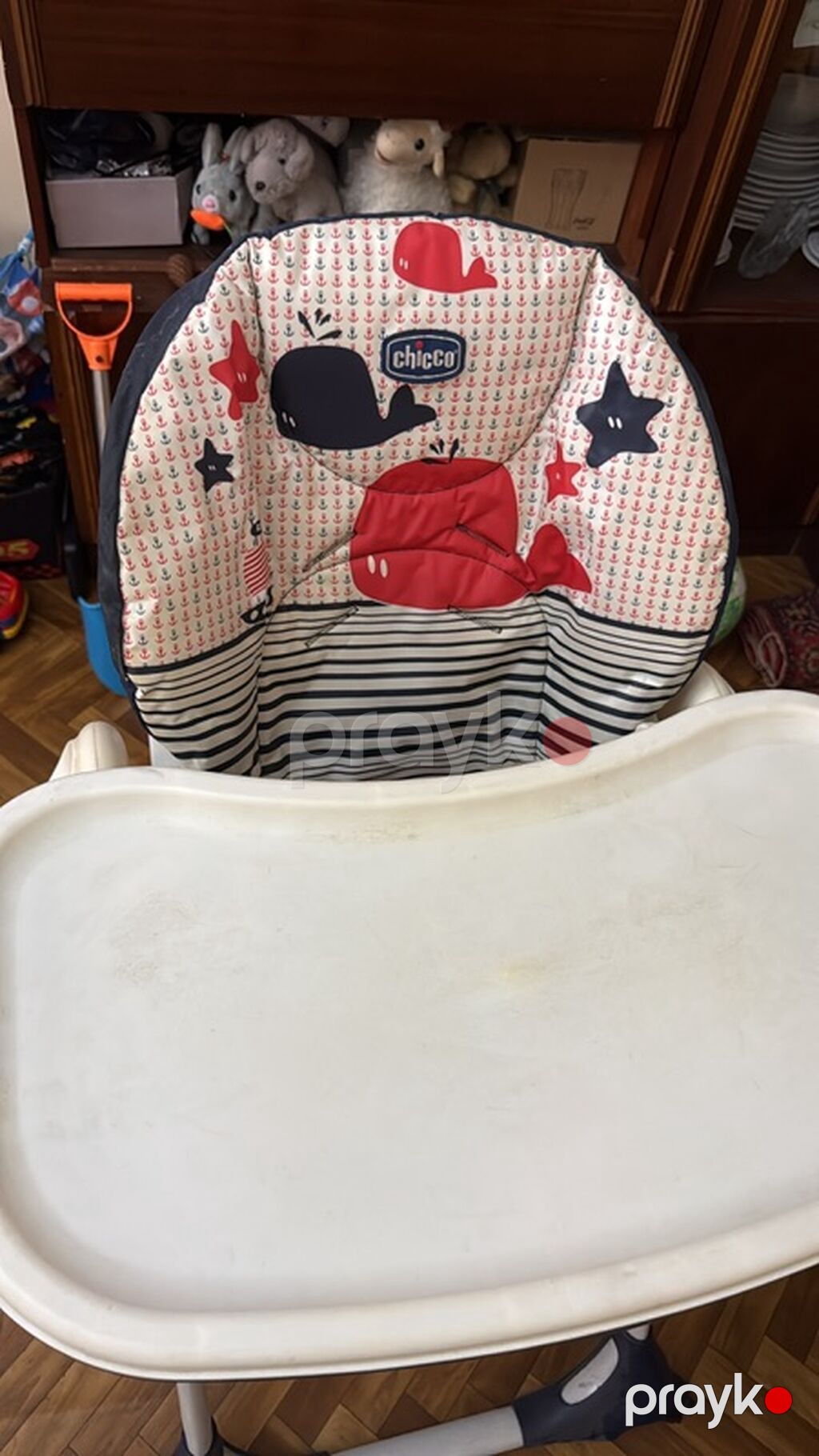 Chicco uşaq yemək stulu - Markası/modeli: Chicco (dizayn – balina və — Qidalandırma stulları, Bakı (2)